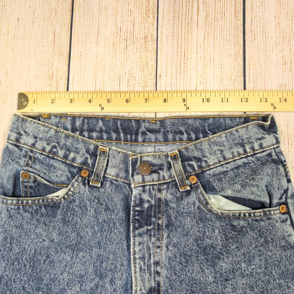 Levi's 550 Jeans Vintage Orange Tab Acid Wash‎ Relaxed Fit Denim Pants W30 L30